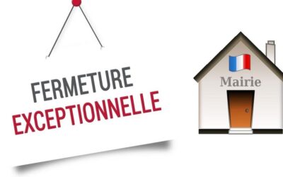 Fermeture exceptionnelle du secrétariat de mairie