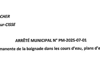 Arrêté municipal N°PM-2025-07-01