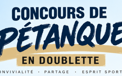 Concours de pétanque en doublette